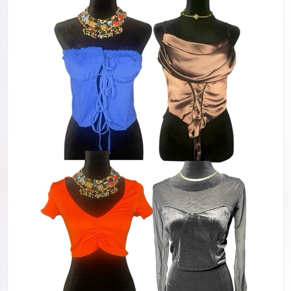 🌷BUNDLE OF 4-Urban Outfitters Women's Crop Tops - Picture 5 of 5